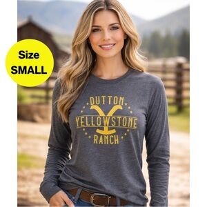 3/for $15 🍒 YELLOWSTONE Ranch, Long Sleeve Graphic Tee (Women’s Small)